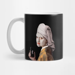 Girl with TikTok Mug